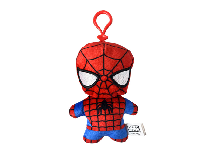 (Mis 0) MARVEL (SPIDERMAN) Peluche Portachiavi 12,5cm c/Bagclip…x96